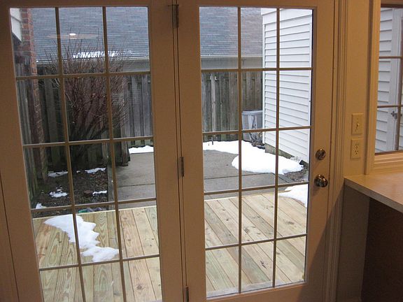 Rear French Door to Deck/patio area