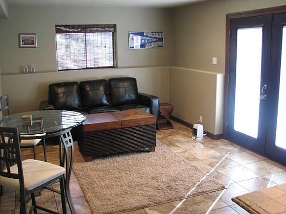 Sunrm opens to back patio