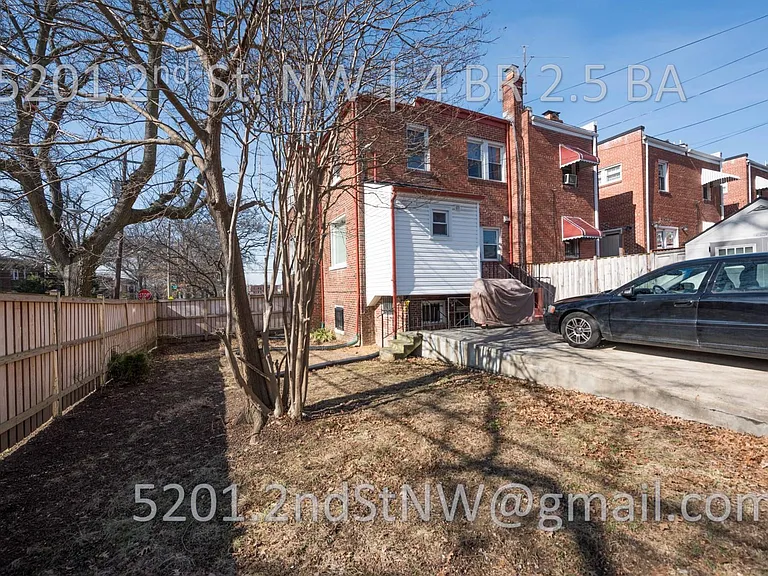 One secured off-street parking place included in rent. Large
