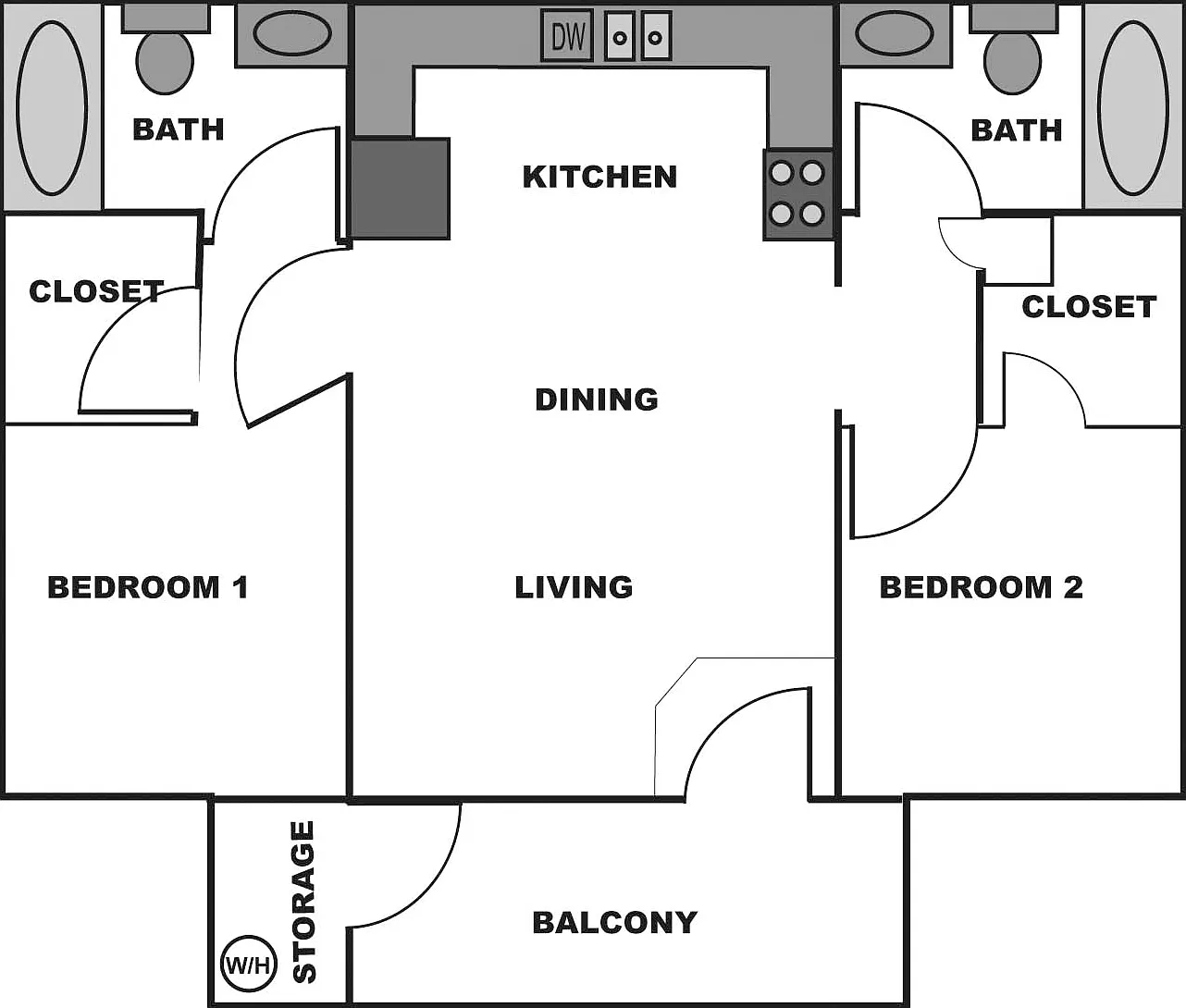 2 bed, 850 sqft, $943 — Photo 3