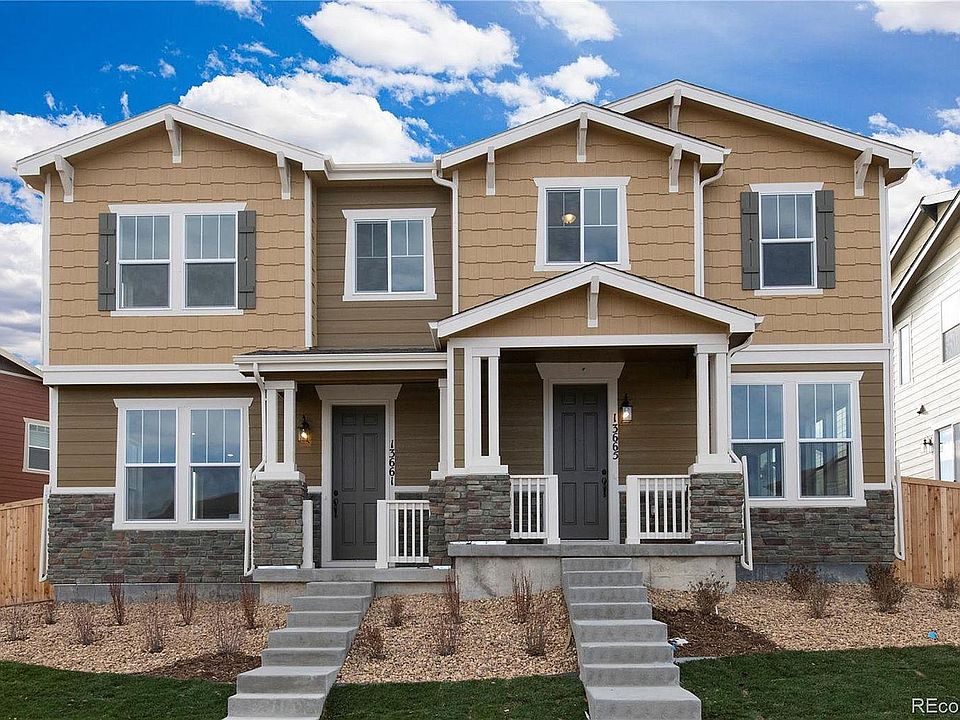 13661 Ash is the home on the left. New KB paired homes community.