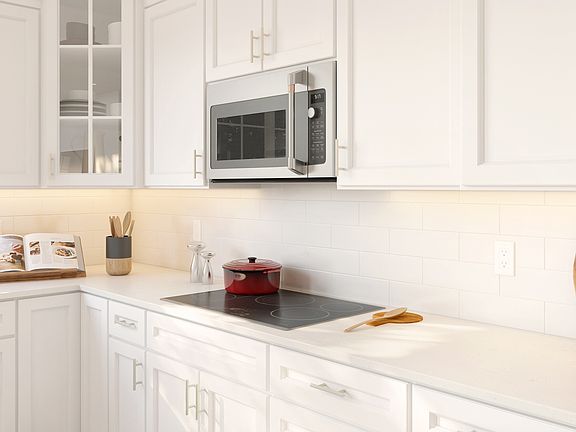 Subway tile backsplash