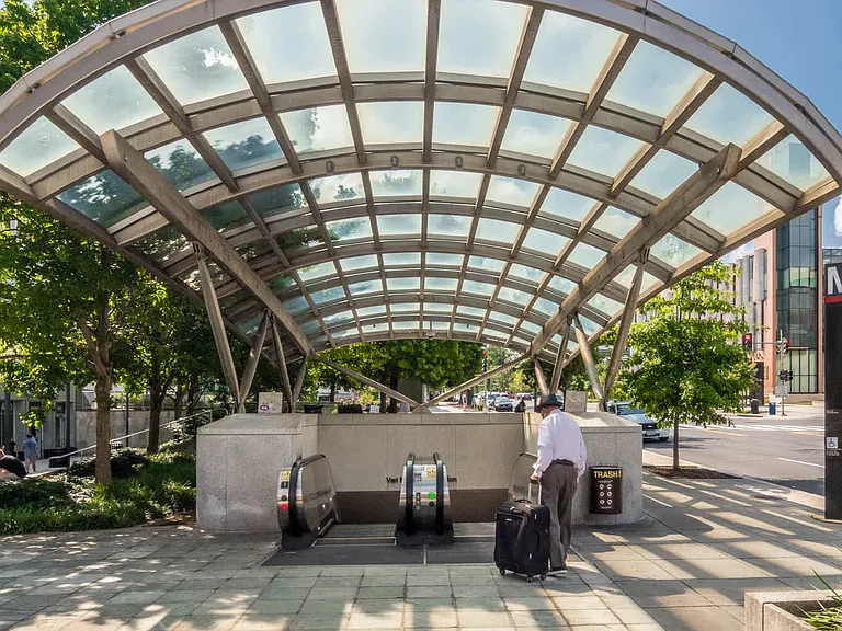 Less than a mile from the Van Ness-UDC Station.