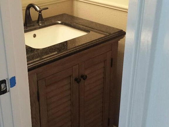 Main level powder room