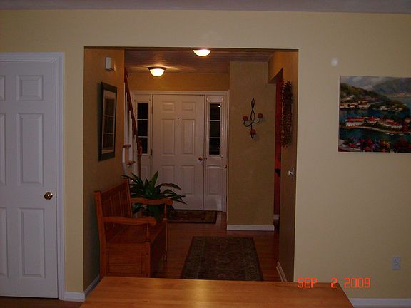 Front hallway view from kitchen