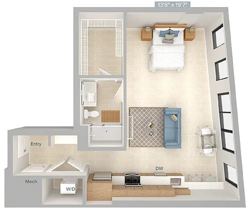 Floor plan S3-740
