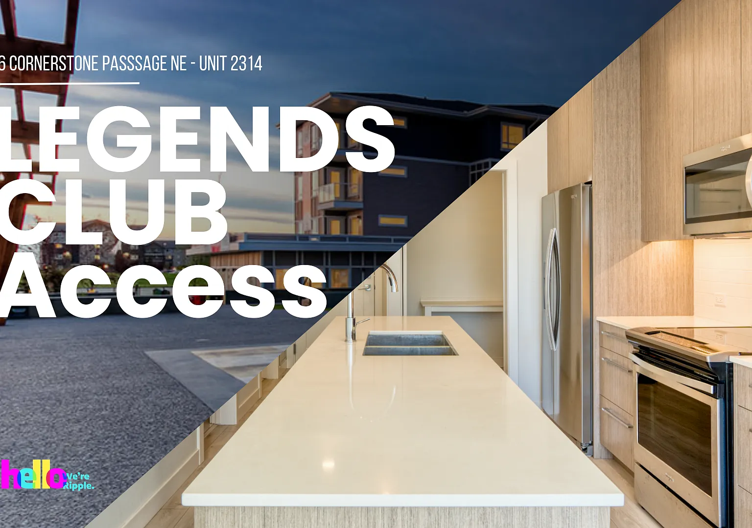 76 Cornerstone Passage NE (Legends) - Unit 2314, Calgary - Unit 2314 — Photo 1