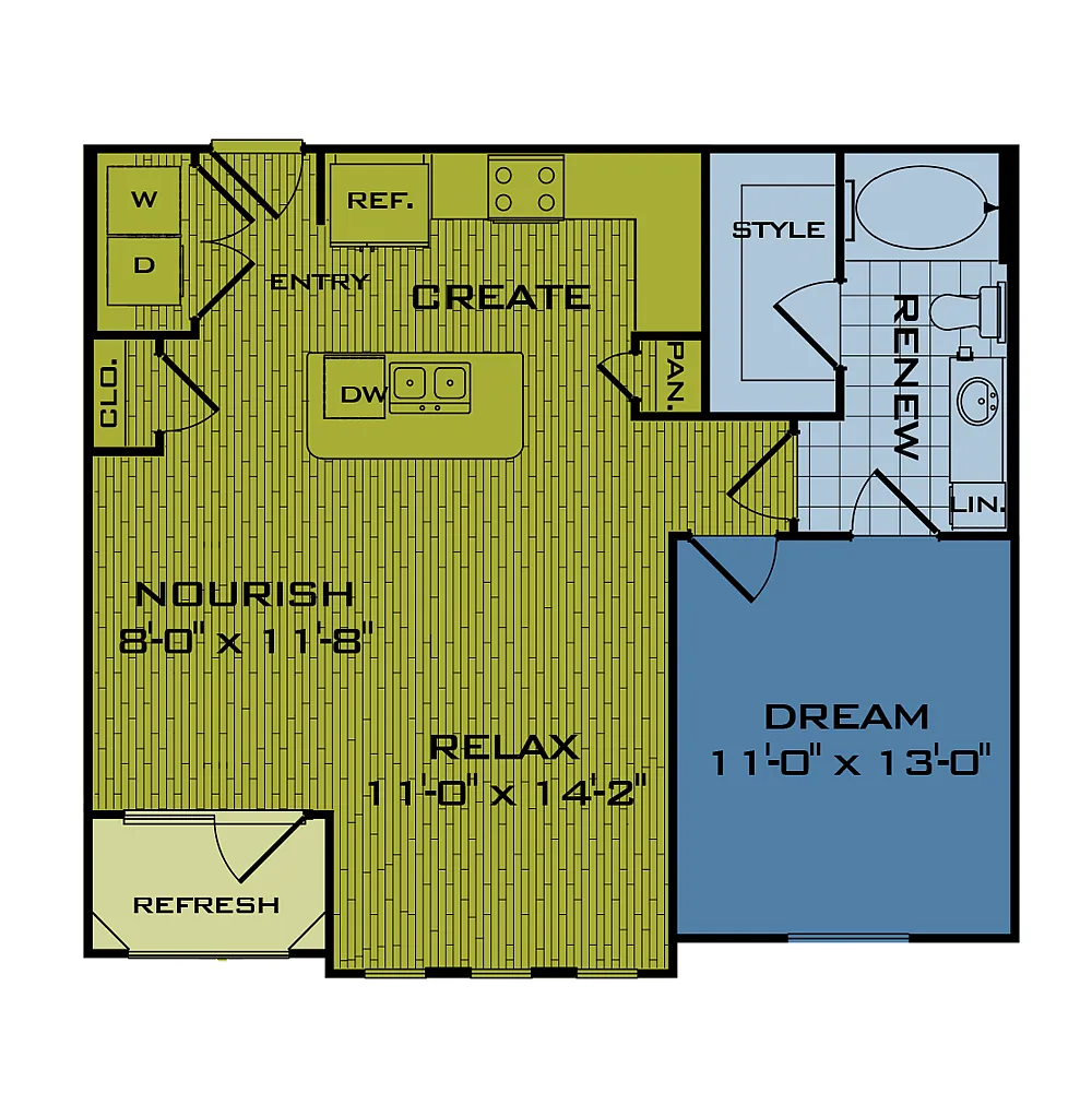 Floor plan A3a