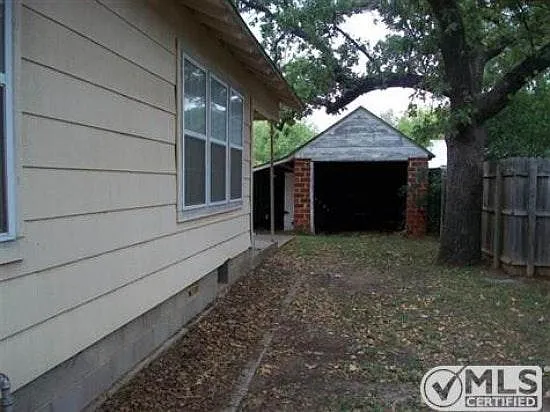 Garage and driveway