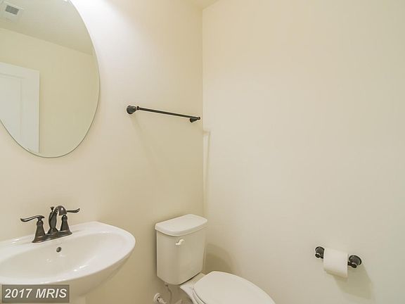 Lower level half bath