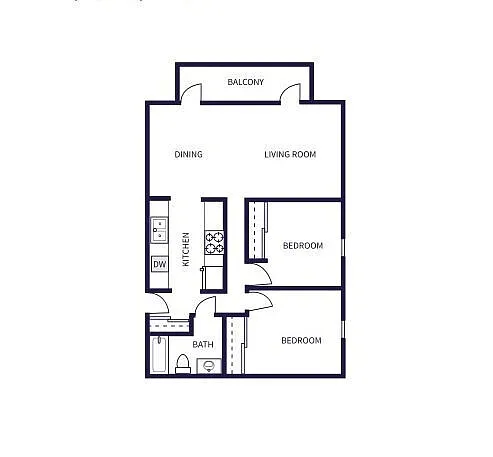 Floor plan 2X1-B1