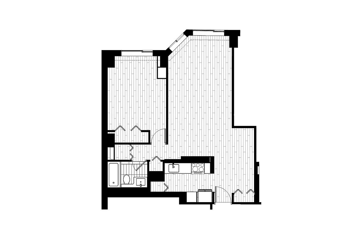 Floor plan 1 Bed_1 Bath-05-b