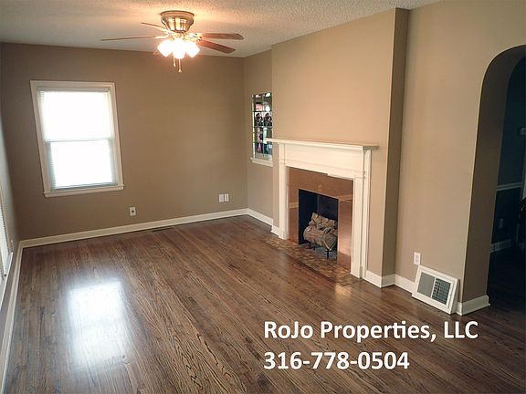 Refurbished hardwood floors and updated paint.