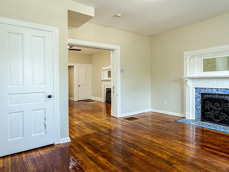 14 x 14 Living Room, Can also be 3rd Bedroom. Pocket doors close off room.