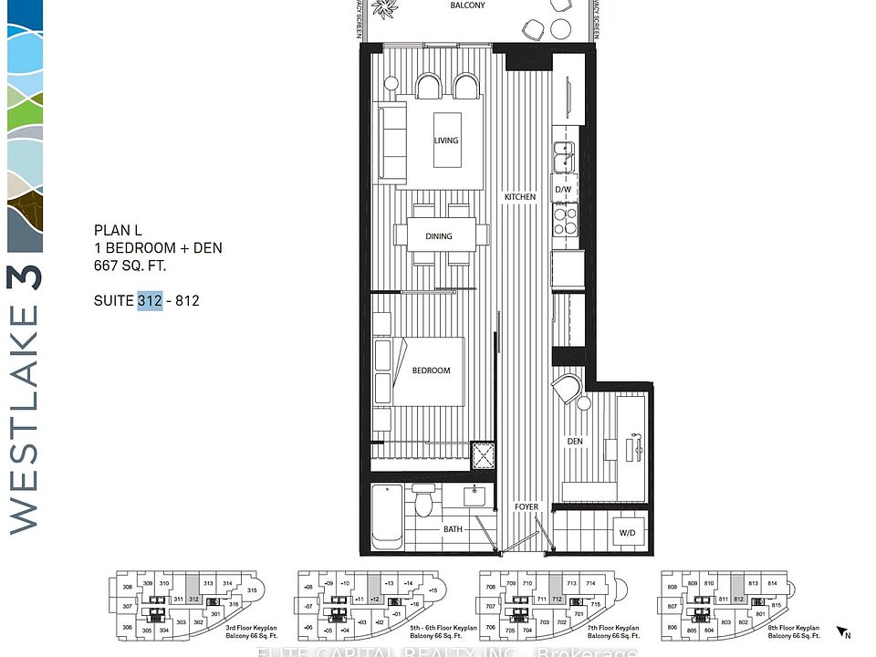 2nd image of 2212 Lake Shore Blvd W #512