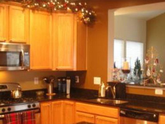 Kitchen with granite counter