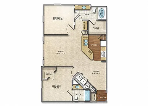 Floor plan Melrose