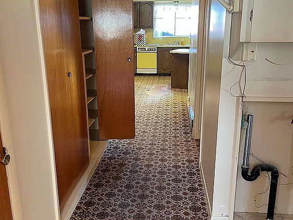 hallway and storage