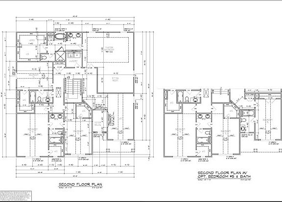 2nd Floorplan with 5th Bedroom
