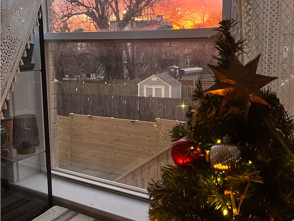Beautiful sunset views from the living room
