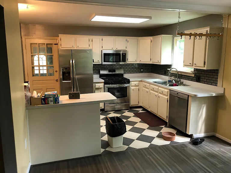 Kitchen from the adjoining family room.