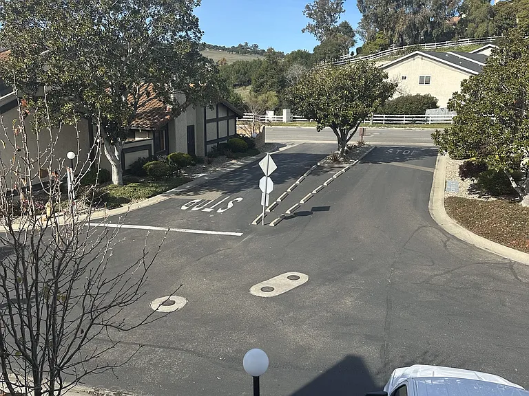 Entrance to neighborhood from the property.