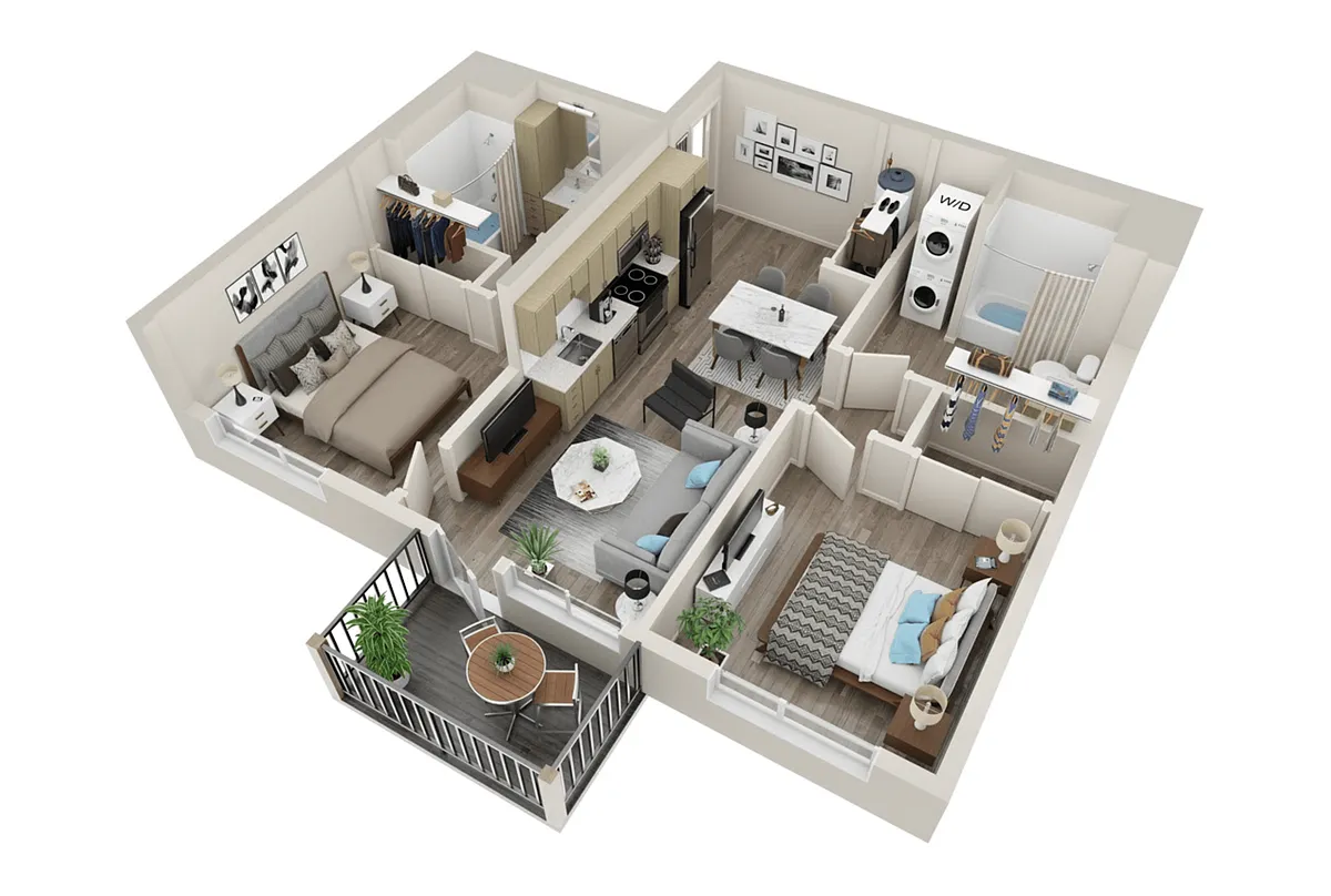 Floor plan Tunnel Falls