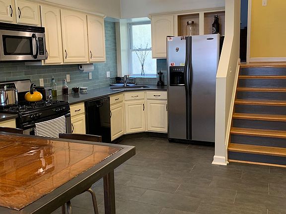 Kitchen from the living, right.