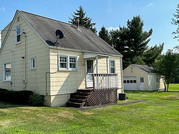 House back porch and garage