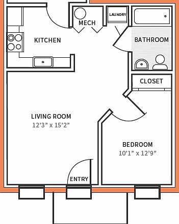 Apartment layout