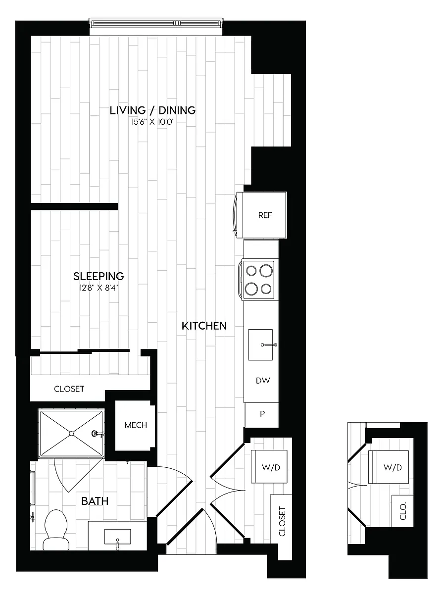 Floor plan Studio-S6