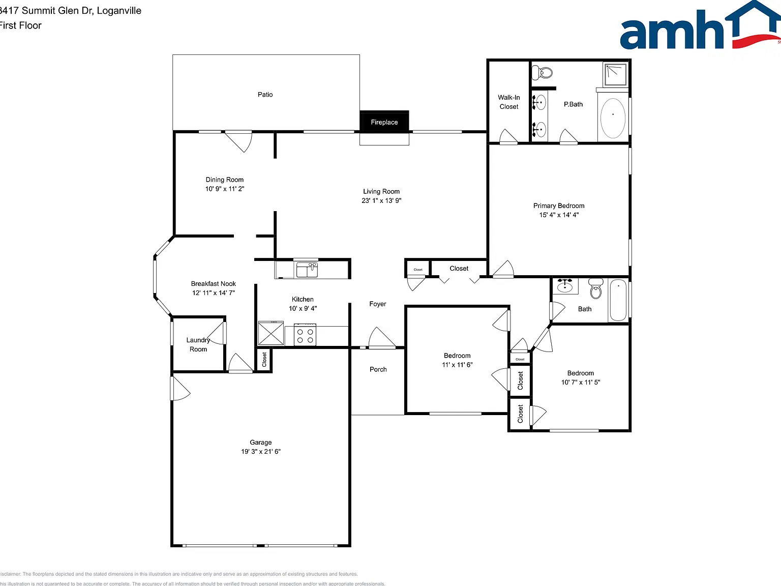 3 bed, 2.0 bath, 1740 sqft, $2,095 — Photo 2