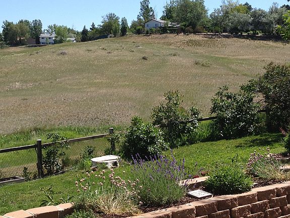 Open space next to back fence