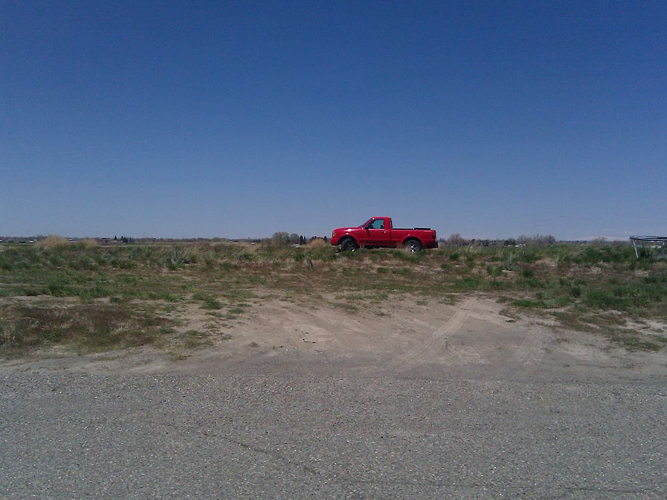 Looking North at the lot