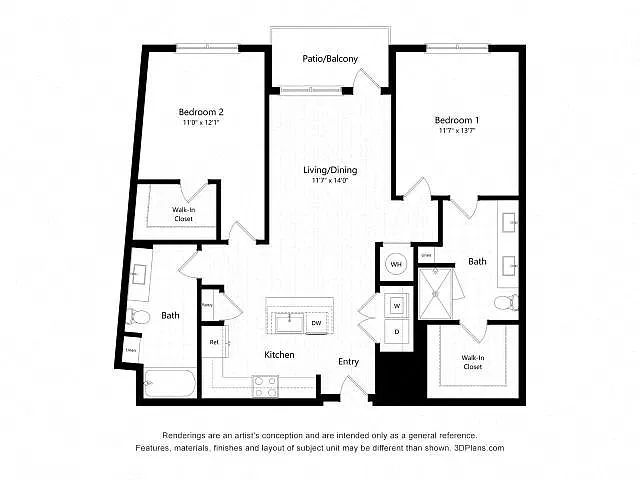 Floor plan 2G