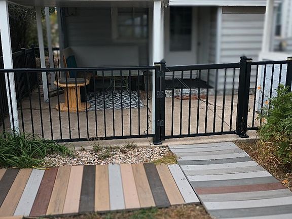 Backyard entrance view