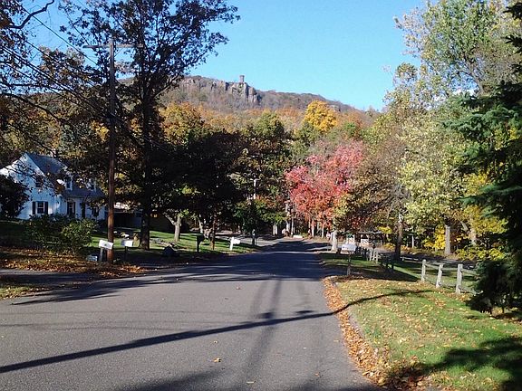view from front lawn
