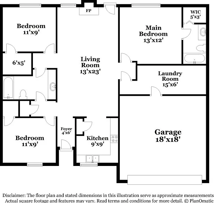 3 bed, 2.0 bath, 1258 sqft, $1,665 — Photo 2