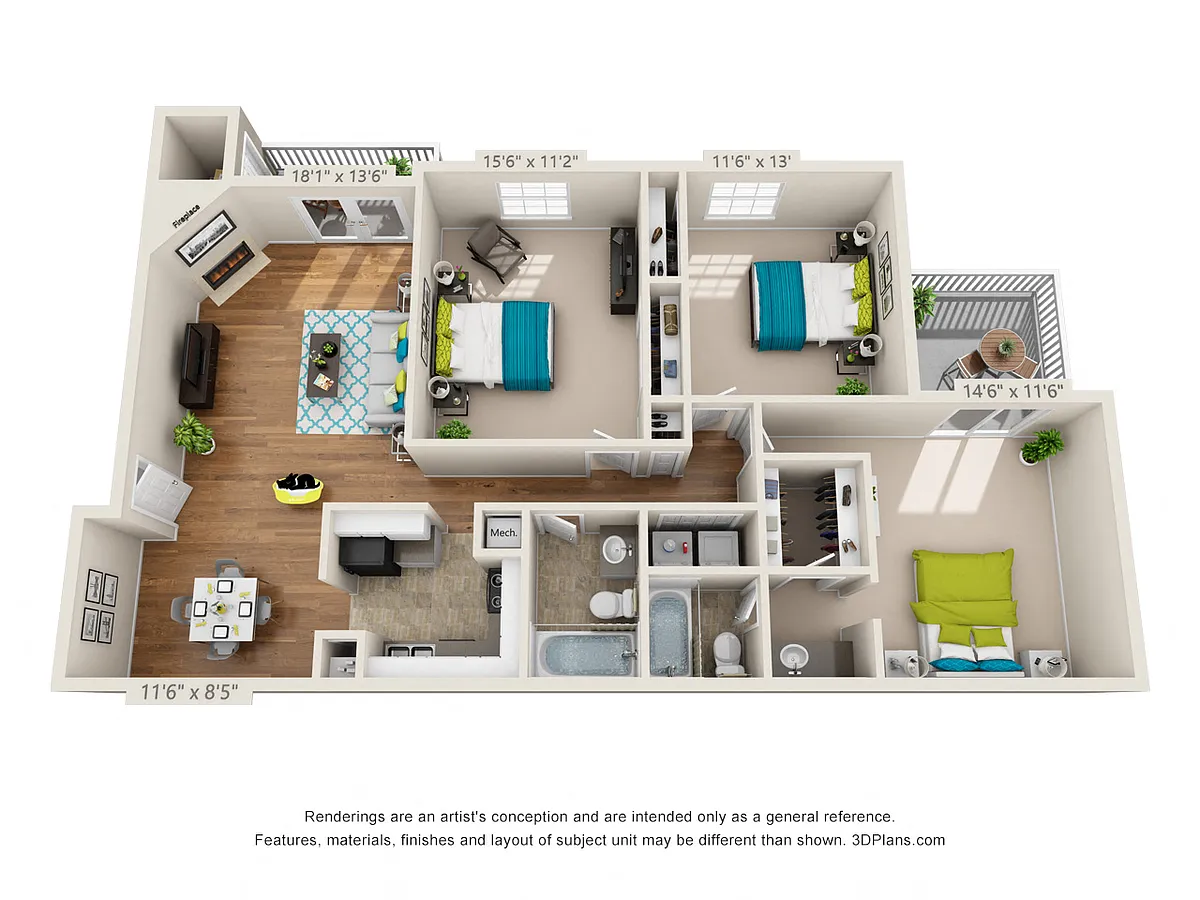 Floor plan Shenandoah