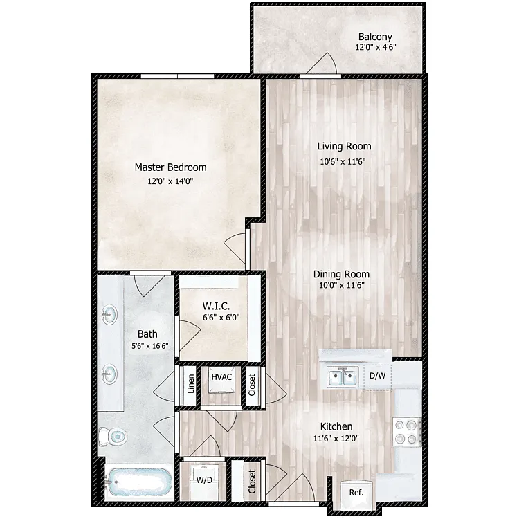Floor plan Bookman
