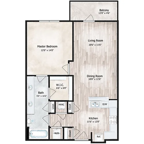 Floor plan Bookman