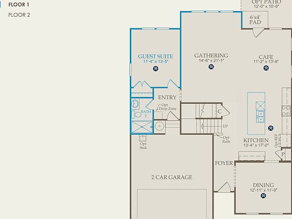 Murphy Floor Plan, Quick Move-In Home, Floor 1