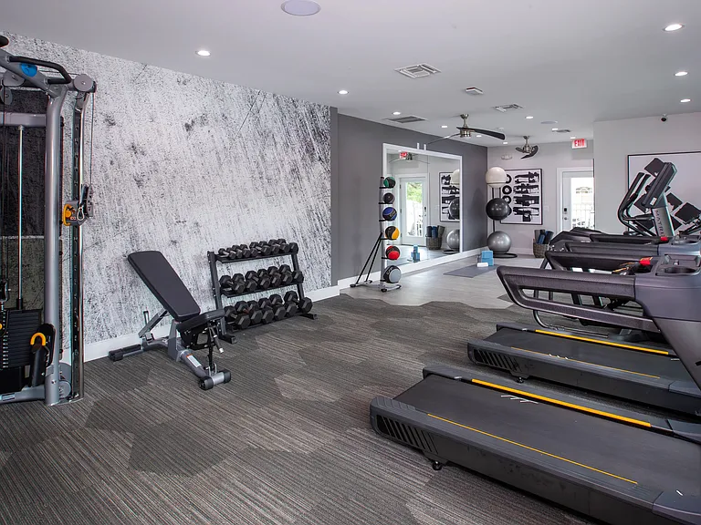 Stay active and fit at the modern fitness center featuring state-of-the-art equipment, free weights, and a variety of workout spaces, this gym is designed to meet all your fitness needs in a convenient, on-site location.