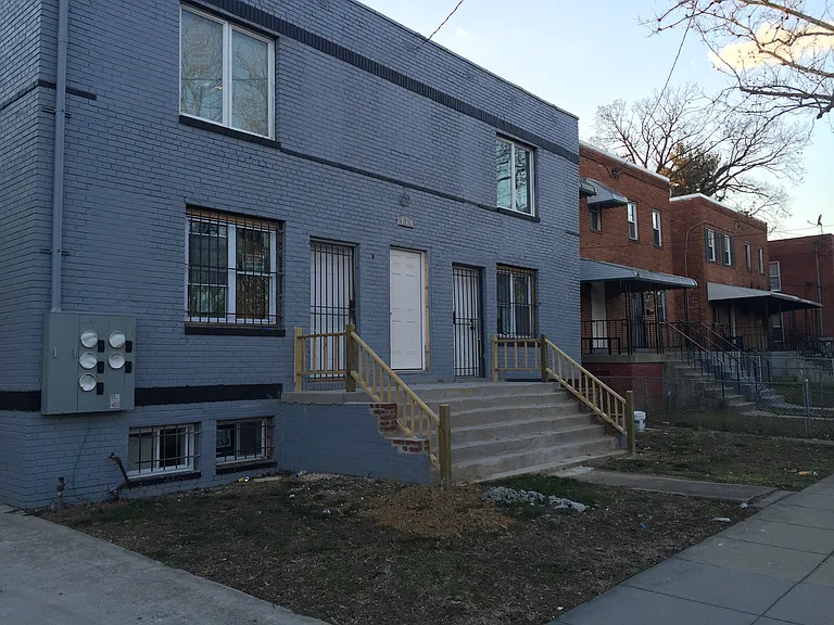 4 unit apartment building. Unit 2 is on the first floor and is a two level apartment.