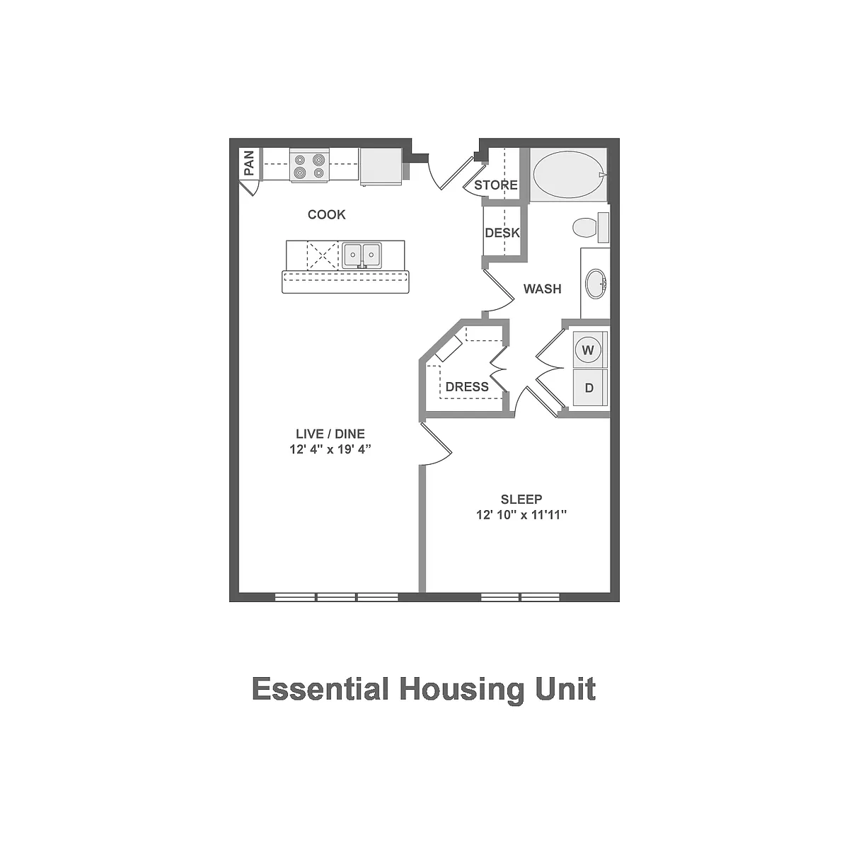 Floor plan A4.P6
