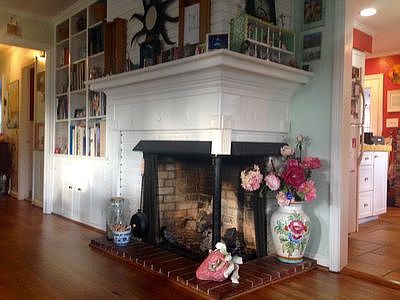 Corner Fireplace