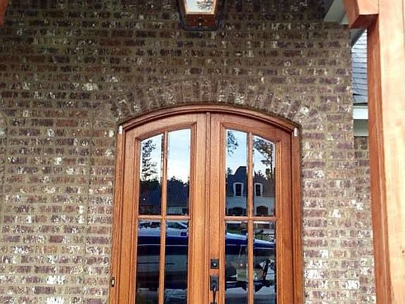 Front Door & Gas Lantern