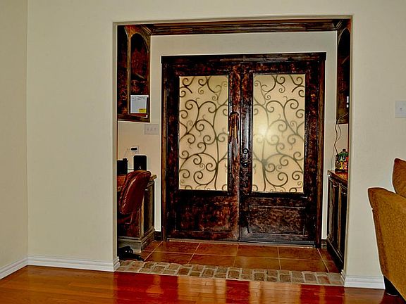 Beautiful Ornamental Entry Door!