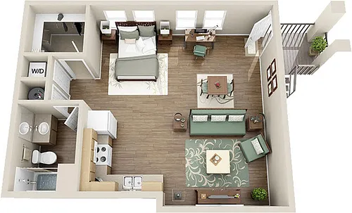 Floor plan E1