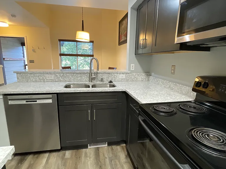 Newly remodeled kitchen